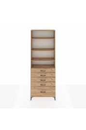 Arges Dolap 4 Raflı 5 Çekmeceli 88x30x243 - S33M022V9A