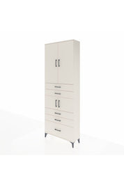 Arges Dolap 4 Raflı 5 Çekmeceli 4 Kapaklı 88x30x243 - S33M023V1A