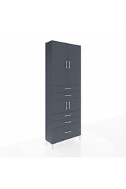 Arges Dolap 4 Raflı 5 Çekmeceli 4 Kapaklı 88x30x243 - S33M023V5A