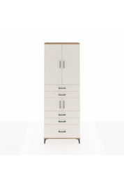 Arges Dolap 4 Raflı 5 Çekmeceli 4 Kapaklı 88x30x243 - S33M023V7A