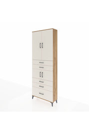 Arges Dolap 4 Raflı 5 Çekmeceli 4 Kapaklı 88x30x243 - S33M023V7A