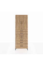 Arges Dolap 4 Raflı 5 Çekmeceli 4 Kapaklı 88x30x243 - S33M023V9A