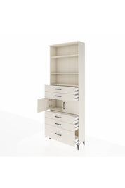 Arges Dolap 4 Raflı 5 Çekmeceli 2 Kapaklı 88x30x243 - S33M024V1A