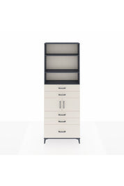Arges Dolap 4 Raflı 5 Çekmeceli 2 Kapaklı 88x30x243 - S33M024V4A