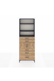 Arges Dolap 4 Raflı 5 Çekmeceli 2 Kapaklı 88x30x243 - S33M024V6A