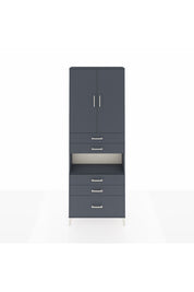 Arges Dolap 4 Raflı 5 Çekmeceli 2 Kapaklı 88x30x243 - S33M025V5A