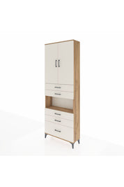 Arges Dolap 4 Raflı 5 Çekmeceli 2 Kapaklı 88x30x243 - S33M025V7A