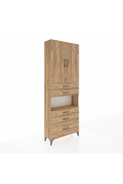 Arges Dolap 4 Raflı 5 Çekmeceli 2 Kapaklı 88x30x243 - S33M025V9A