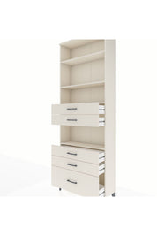 Arges Dolap 4 Raflı 5 Çekmeceli 88x30x243 - S33M026V1A