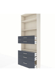 Arges Dolap 4 Raflı 5 Çekmeceli 88x30x243 - S33M026V2A