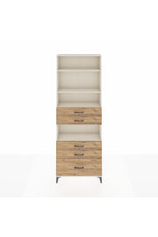 Arges Dolap 4 Raflı 5 Çekmeceli 88x30x243 - S33M026V3A