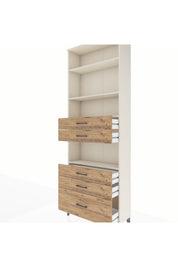 Arges Dolap 4 Raflı 5 Çekmeceli 88x30x243 - S33M026V3A