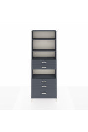 Arges Dolap 4 Raflı 5 Çekmeceli 88x30x243 - S33M026V5A