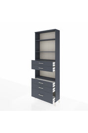 Arges Dolap 4 Raflı 5 Çekmeceli 88x30x243 - S33M026V5A