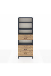 Arges Dolap 4 Raflı 5 Çekmeceli 88x30x243 - S33M026V6A