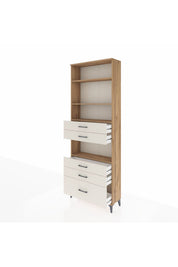 Arges Dolap 4 Raflı 5 Çekmeceli 88x30x243 - S33M026V7A