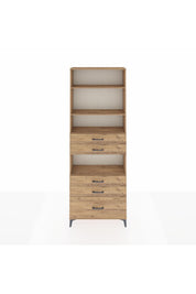 Arges Dolap 4 Raflı 5 Çekmeceli 88x30x243 - S33M026V9A