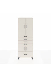 Arges Dolap 4 Raflı 5 Çekmeceli 4 Kapaklı 88x30x243 - S33M027V1A