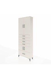 Arges Dolap 4 Raflı 5 Çekmeceli 4 Kapaklı 88x30x243 - S33M027V1A