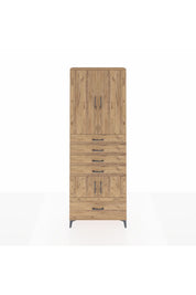 Arges Dolap 4 Raflı 5 Çekmeceli 4 Kapaklı 88x30x243 - S33M027V9A