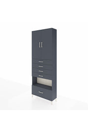 Arges Dolap 4 Raflı 5 Çekmeceli 2 Kapaklı 88x30x243 - S33M029V5A