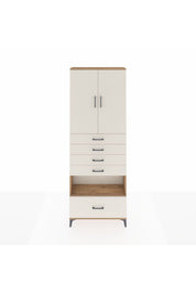 Arges Dolap 4 Raflı 5 Çekmeceli 2 Kapaklı 88x30x243 - S33M029V7A