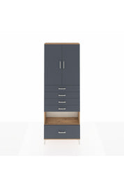 Arges Dolap 4 Raflı 5 Çekmeceli 2 Kapaklı 88x30x243 - S33M029V8A