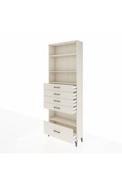 Arges Dolap 4 Raflı 5 Çekmeceli 88x30x243 - S33M030V1A