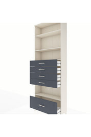 Arges Dolap 4 Raflı 5 Çekmeceli 88x30x243 - S33M030V2A