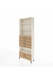 Arges Dolap 4 Raflı 5 Çekmeceli 88x30x243 - S33M030V3A