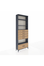 Arges Dolap 4 Raflı 5 Çekmeceli 88x30x243 - S33M030V6A
