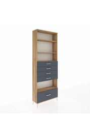 Arges Dolap 4 Raflı 5 Çekmeceli 88x30x243 - S33M030V8A