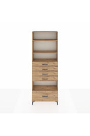 Arges Dolap 4 Raflı 5 Çekmeceli 88x30x243 - S33M030V9A