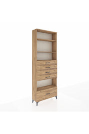 Arges Dolap 4 Raflı 5 Çekmeceli 88x30x243 - S33M030V9A