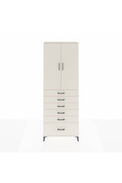 Arges Dolap 3 Raflı 6 Çekmeceli 2 Kapaklı 88x30x243 - S33M031V1A