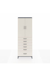 Arges Dolap 3 Raflı 6 Çekmeceli 2 Kapaklı 88x30x243 - S33M031V4A