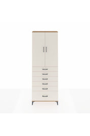 Arges Dolap 3 Raflı 6 Çekmeceli 2 Kapaklı 88x30x243 - S33M031V7A