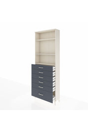 Arges Dolap 3 Raflı 6 Çekmeceli 88x30x243 - S33M032V2A
