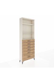 Arges Dolap 3 Raflı 6 Çekmeceli 88x30x243 - S33M032V3A