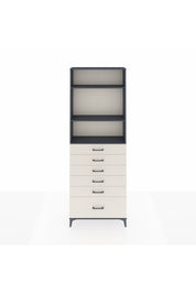 Arges Dolap 3 Raflı 6 Çekmeceli 88x30x243 - S33M032V4A