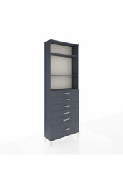 Arges Dolap 3 Raflı 6 Çekmeceli 88x30x243 - S33M032V5A