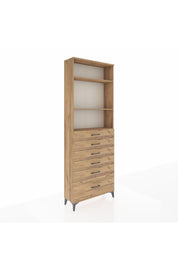 Arges Dolap 3 Raflı 6 Çekmeceli 88x30x243 - S33M032V9A