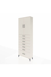 Arges Dolap 3 Raflı 7 Çekmeceli 2 Kapaklı 88x30x243 - S33M033V1A