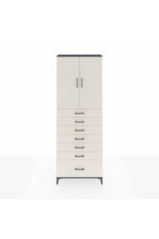 Arges Dolap 3 Raflı 7 Çekmeceli 2 Kapaklı 88x30x243 - S33M033V4A