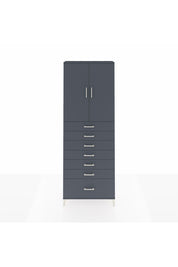 Arges Dolap 3 Raflı 7 Çekmeceli 2 Kapaklı 88x30x243 - S33M033V5A