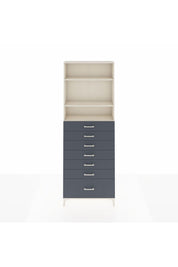 Arges Dolap 3 Raflı 7 Çekmeceli 88x30x243 - S33M034V2A