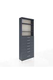 Arges Dolap 3 Raflı 7 Çekmeceli 88x30x243 - S33M034V5A