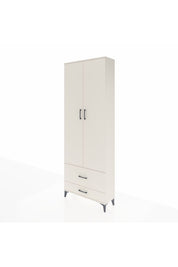 Arges Dolap 4 Raflı 2 Çekmeceli 2 Kapaklı 88x30x243 - S33M035V1A