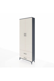 Arges Dolap 4 Raflı 2 Çekmeceli 2 Kapaklı 88x30x243 - S33M035V4A