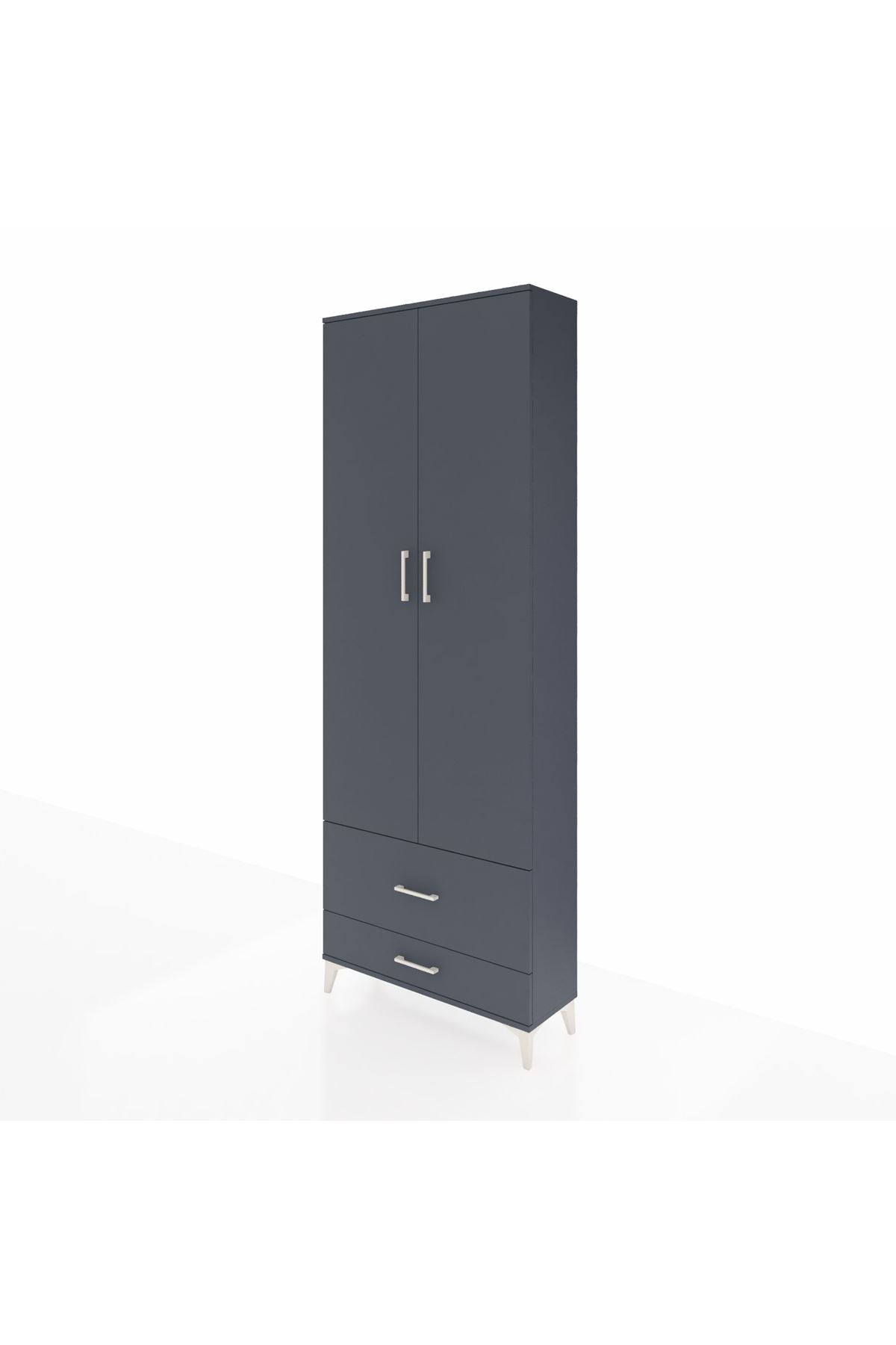 Arges Dolap 4 Raflı 2 Çekmeceli 2 Kapaklı 88x30x243 - S33M035V5A